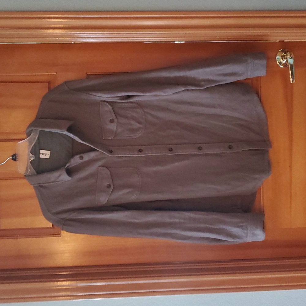 Fayettechill Womens Orca Flannel Heavy Weight Button Up Shirt Size Large - Picture 9 of 9